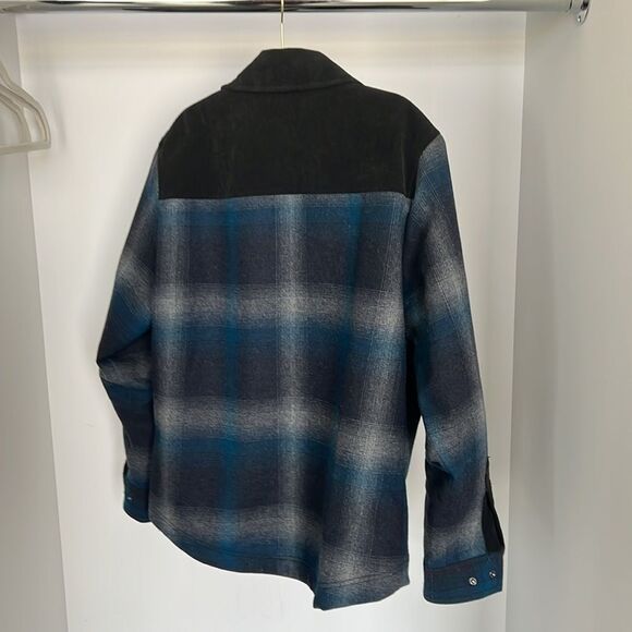 MEN'S PLAID TIMBERLINE SHIRT JACKET size medium worn once! - Picture 5 of 5